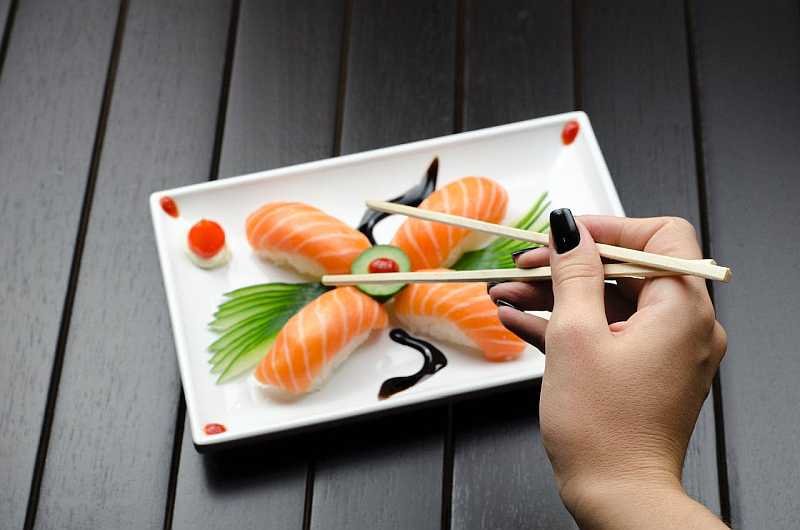 Sea food sushi