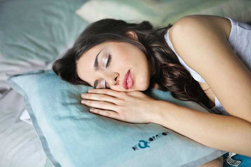 Good sleep for young woman