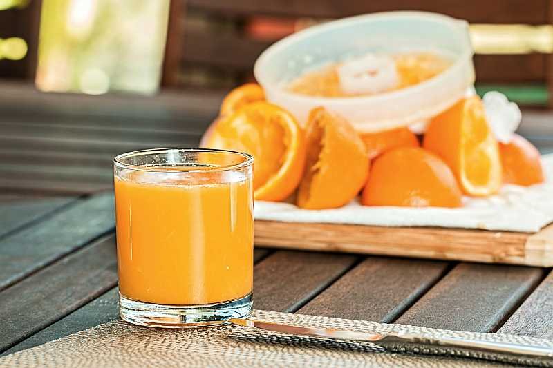 Orange fresh juice